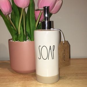 Rae dunn Clay White SOAP Dispenser